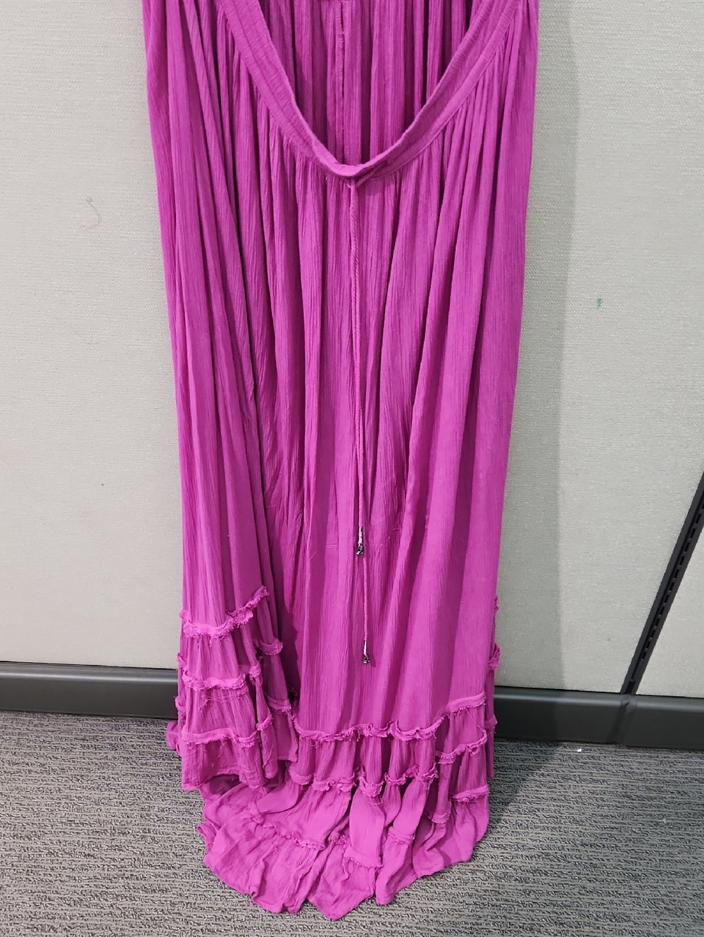 Free People Magenta/Purple Tiered Maxi Dress - Picture 7 of 16